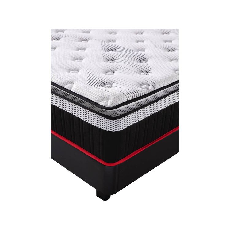 Sortie ✨ Habitat Et Jardin Matelas Ressorts Ensachés + Surmatelas Intégré Costine - 140 X 190 Cm - Blanc/Noir ???? 4 Sortie ✨ Habitat Et Jardin Matelas Ressorts Ensachés + Surmatelas Intégré Costine - 140 X 190 Cm - Blanc/Noir ???? – Image 2