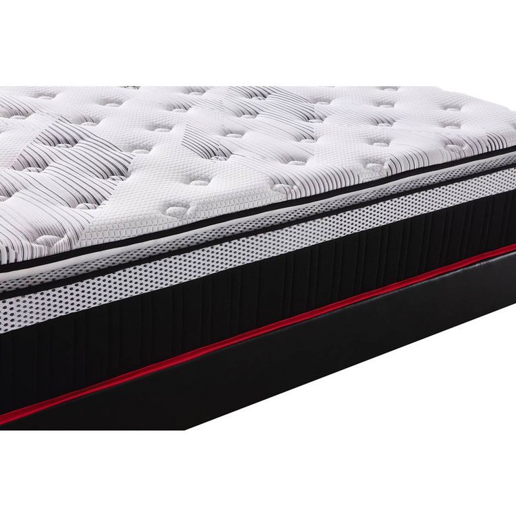 Sortie ✨ Habitat Et Jardin Matelas Ressorts Ensachés + Surmatelas Intégré Costine - 140 X 190 Cm - Blanc/Noir ???? 5 Sortie ✨ Habitat Et Jardin Matelas Ressorts Ensachés + Surmatelas Intégré Costine - 140 X 190 Cm - Blanc/Noir ???? – Image 3