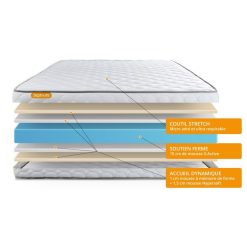 Acheter ???? SEPTNUITS Matelas Mémoire De Forme 90x190 Memo ???? -VIDAXL Shop unnamed file 669