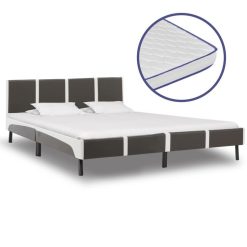 Sortie ???? VIDAXL Lit Et Matelas Mousse A Memoire De Forme Similicuir 160x200 Cm ????