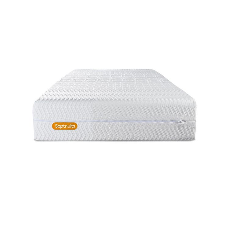 Promo ✔️ SEPTNUITS Matelas 90x190 Memo Bio Mousse à Mémoire De Forme 5 Zones De Confort Maxi épaisseur Déhoussable ✨ 3 Promo ✔️ SEPTNUITS Matelas 90x190 Memo Bio Mousse à Mémoire De Forme 5 Zones De Confort Maxi épaisseur Déhoussable ✨