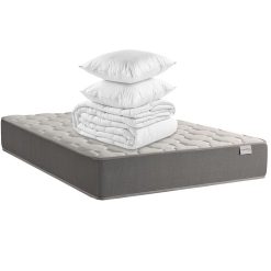 Promo ⌛ HBEDDING Matelas Mémoire De Forme Wellness 160x200 - Mousse HR + Couette + 2 Oreillers ????