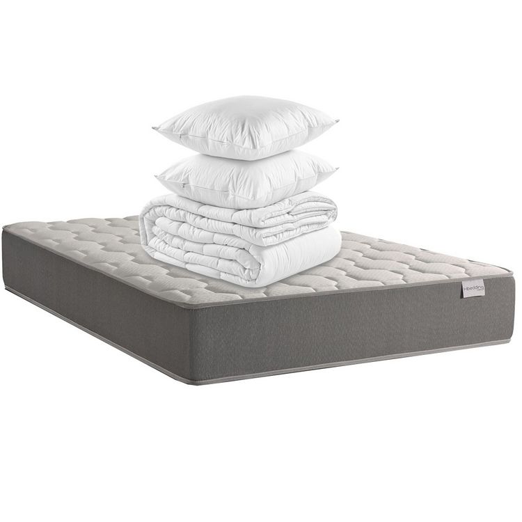 Promo ⌛ HBEDDING Matelas Mémoire De Forme Wellness 160x200 - Mousse HR + Couette + 2 Oreillers ???? 3 Promo ⌛ HBEDDING Matelas Mémoire De Forme Wellness 160x200 - Mousse HR + Couette + 2 Oreillers ????