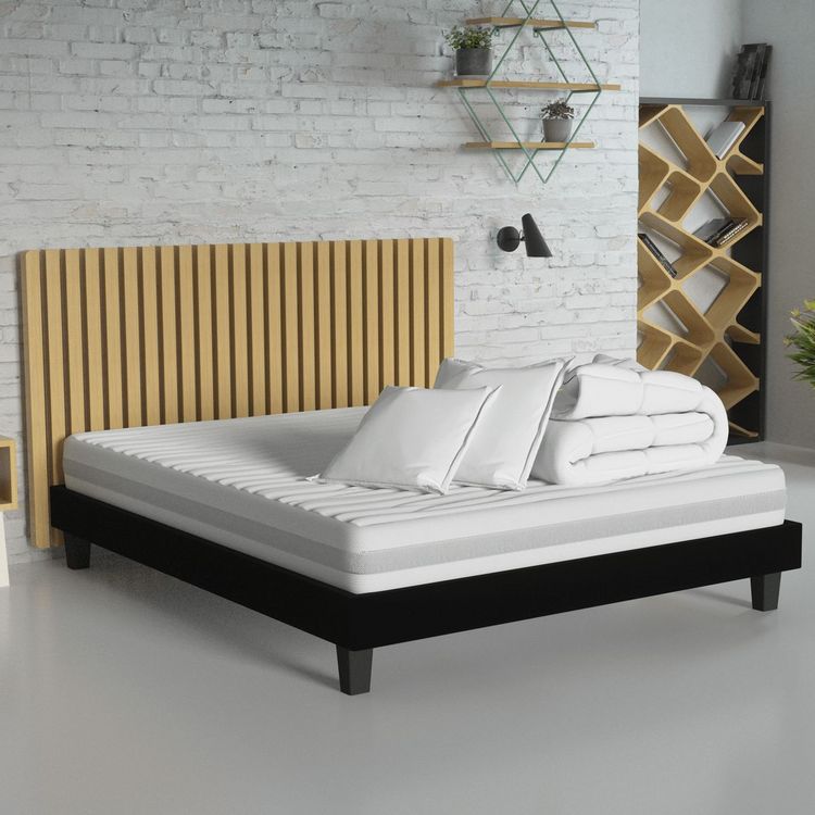 Vente flash ???? HBEDDING Matelas Mousse 140x190 + Couette + 2 Oreillers - Clean Confort ⌛ 5 Vente flash ???? HBEDDING Matelas Mousse 140x190 + Couette + 2 Oreillers - Clean Confort ⌛ – Image 3